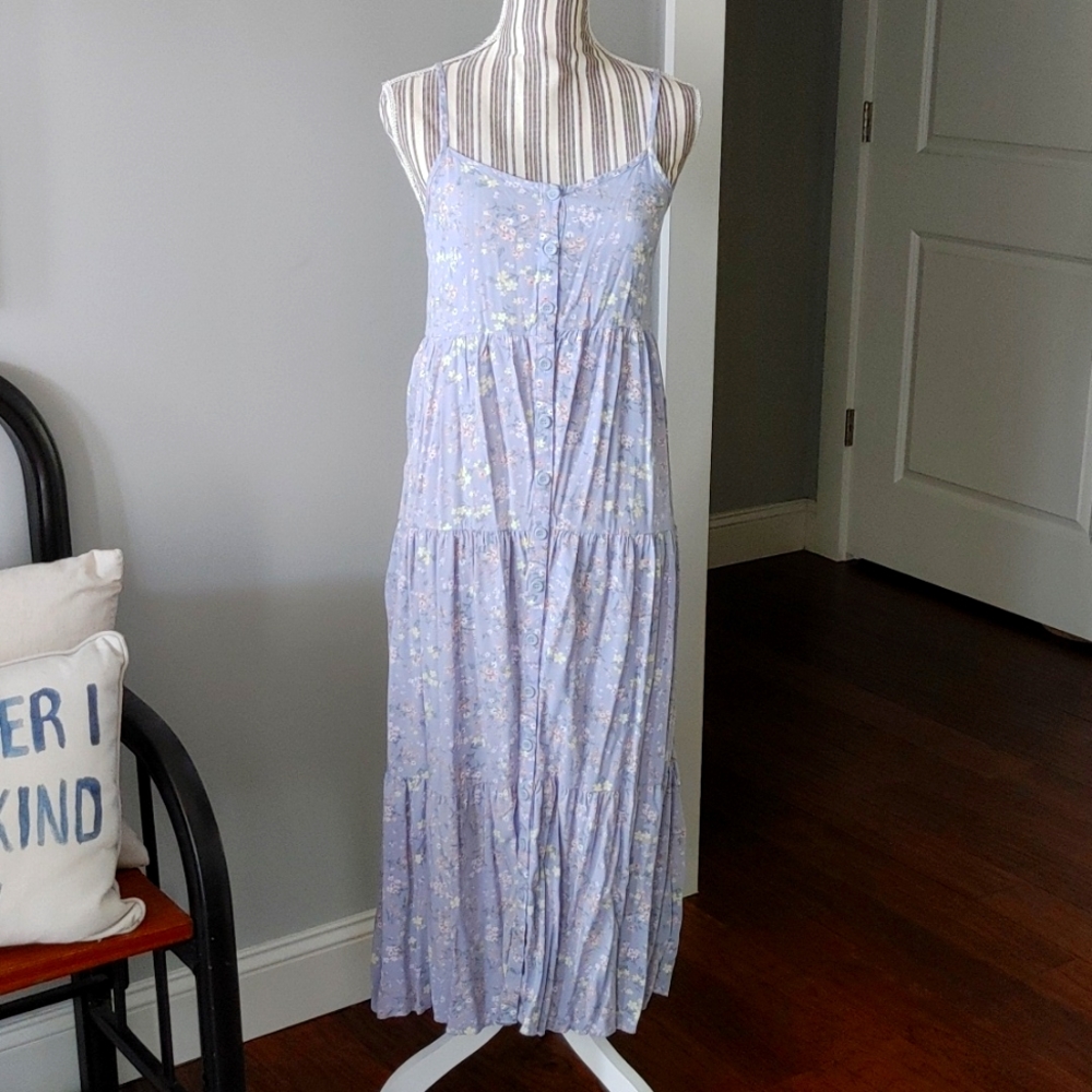 Pink Rose Maxi Dress